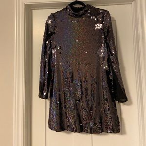Topshop Sequin Mini Dress